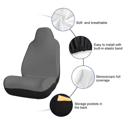 Car Seat Covers Grå