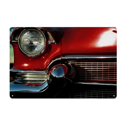 Rectangular Tin Sign Metal Sign Decor