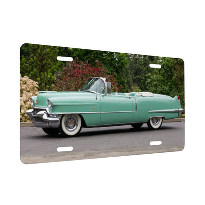 Aluminum License Plate 1956 Cadillac Series 62 Convertible