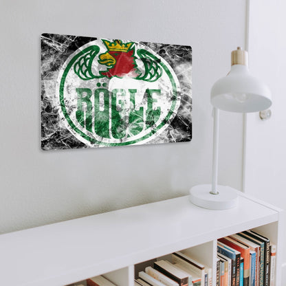Rectangular Tin Sign Metal Sign Decor RÖGLE