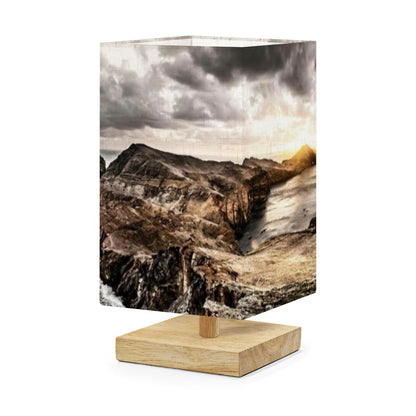 Square Table Lamp Sea Mountain