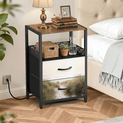 2Drawer Bedside Table 97