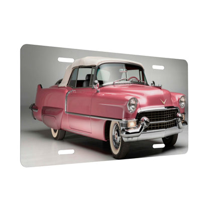 Aluminum License Plate 1955 – Cadillac Series 62 Convertible