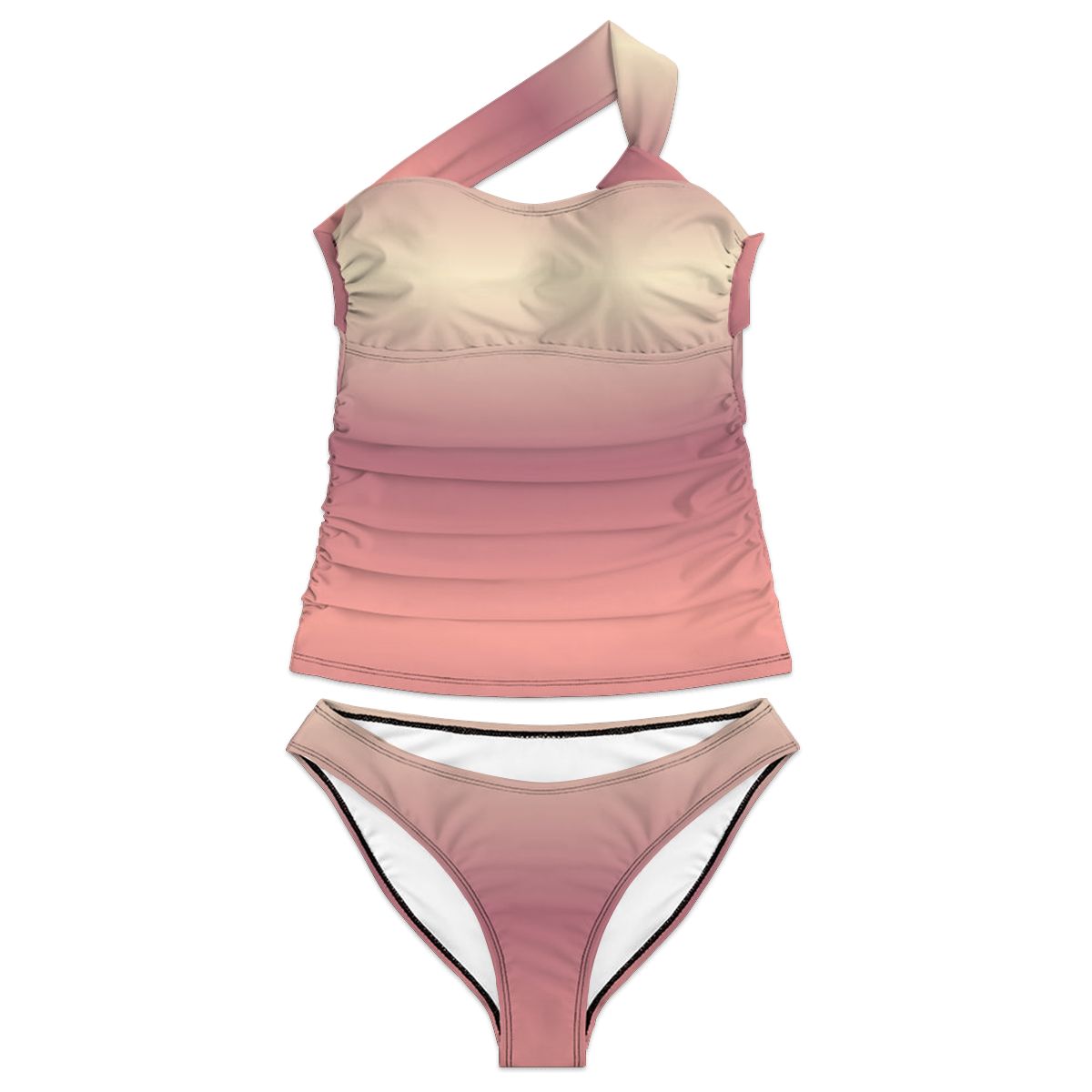 OneShoulder Two Piece Swimsuit