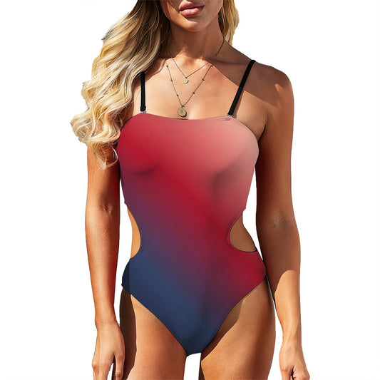 Cut Out One Piece Swimsuit Women