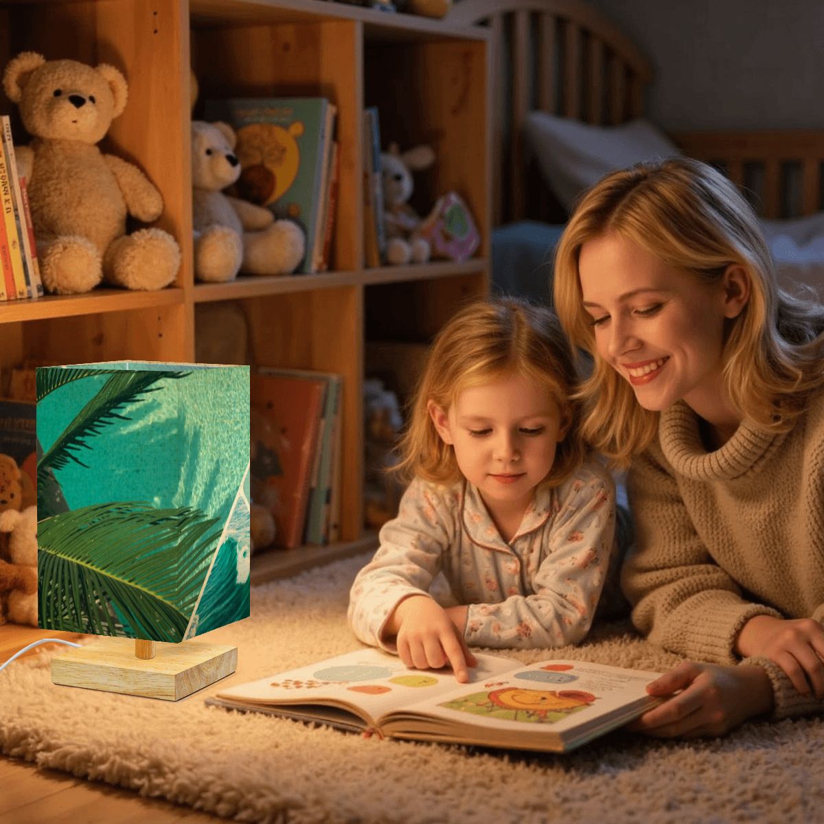 Square Table Lamp Magic of the Season
