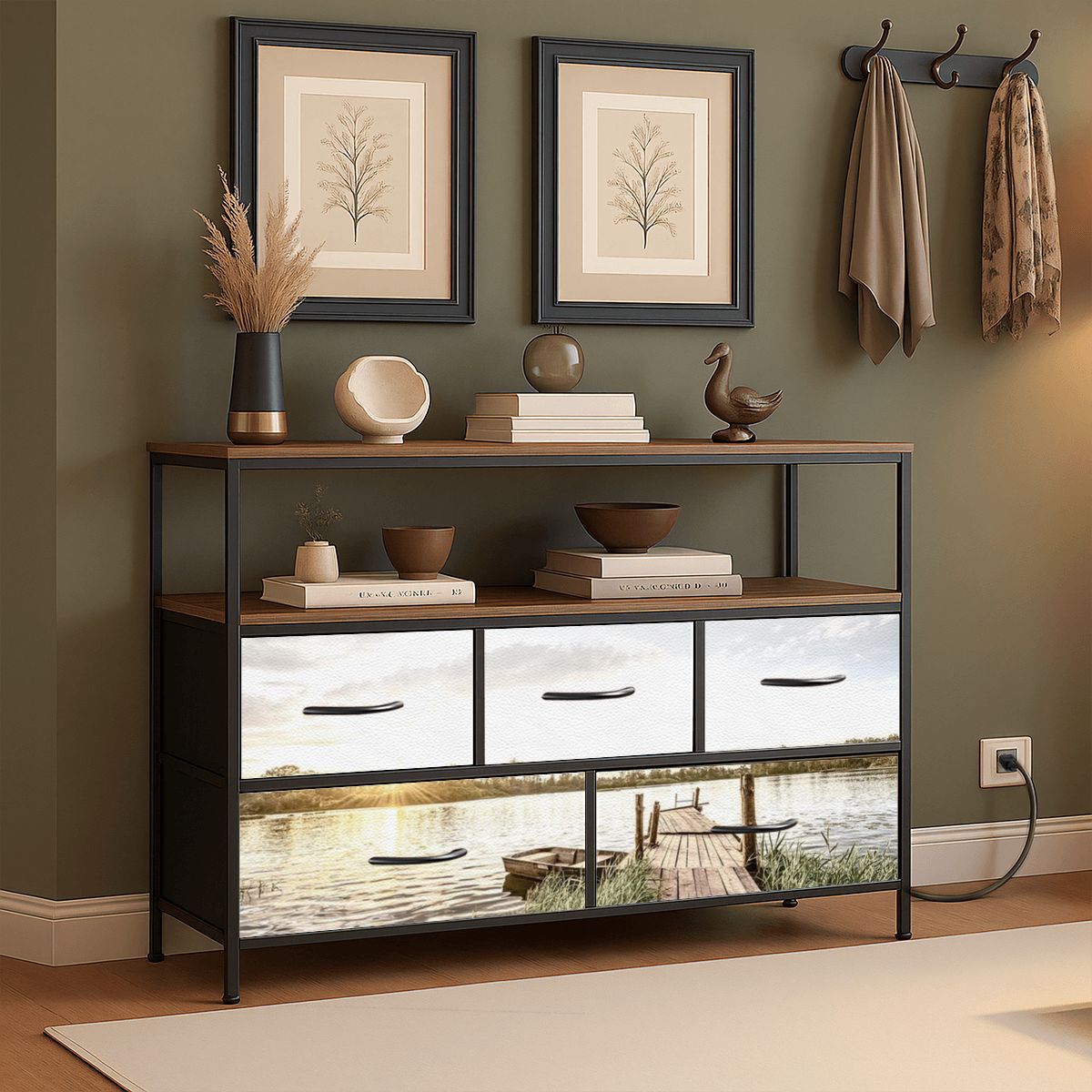 5Drawer TV Stand Dresser