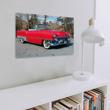 Rectangular Tin Sign Metal Sign Decor 1954 Cadillac Series 62 Convertible