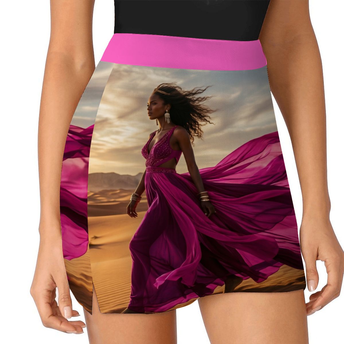 ALine Skort With Pocket Magenta/Rosa
