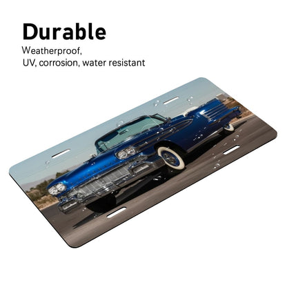 Aluminum License Plate 1958 Oldsmobile Dynamic 88 Convertible