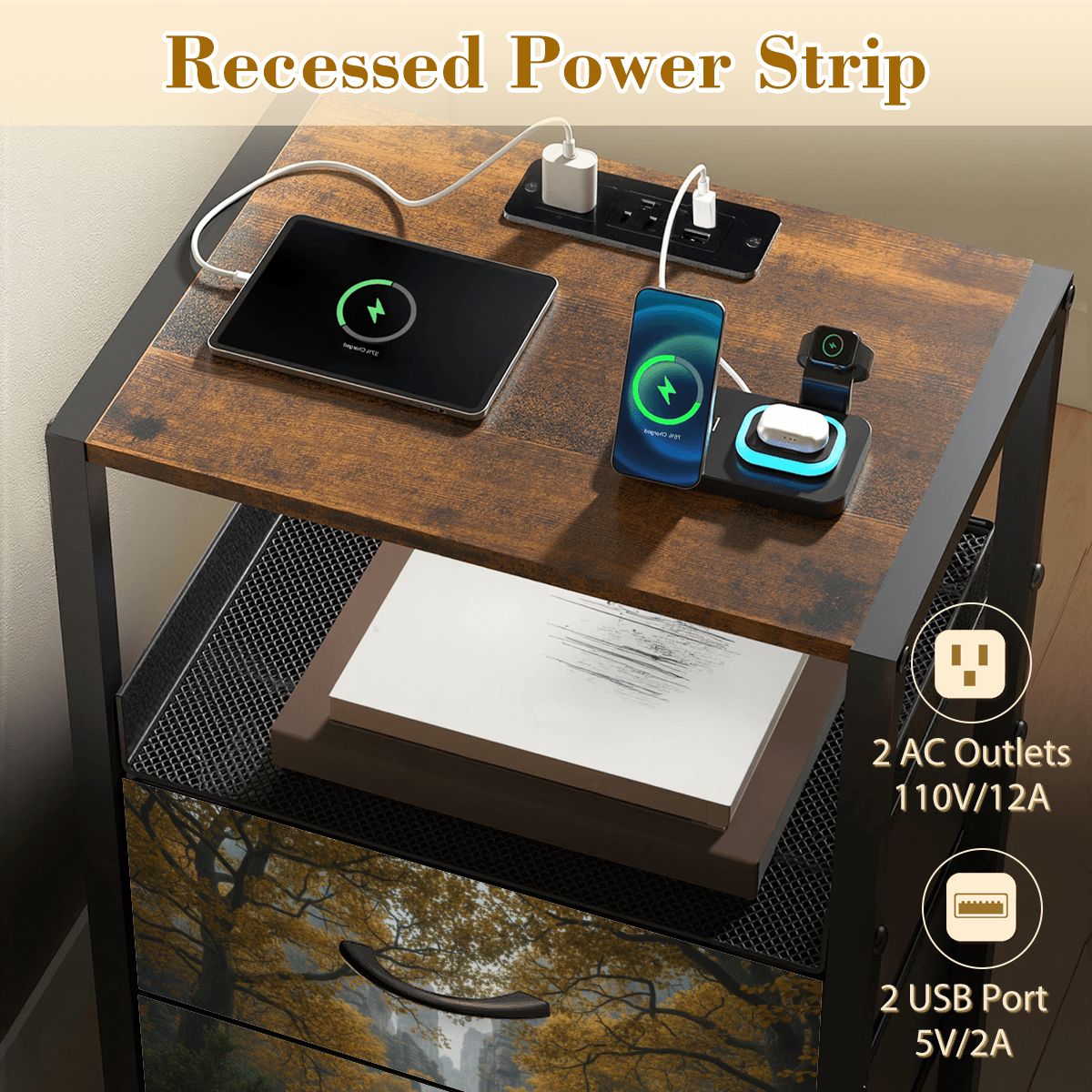 2Drawer Bedside Table 31