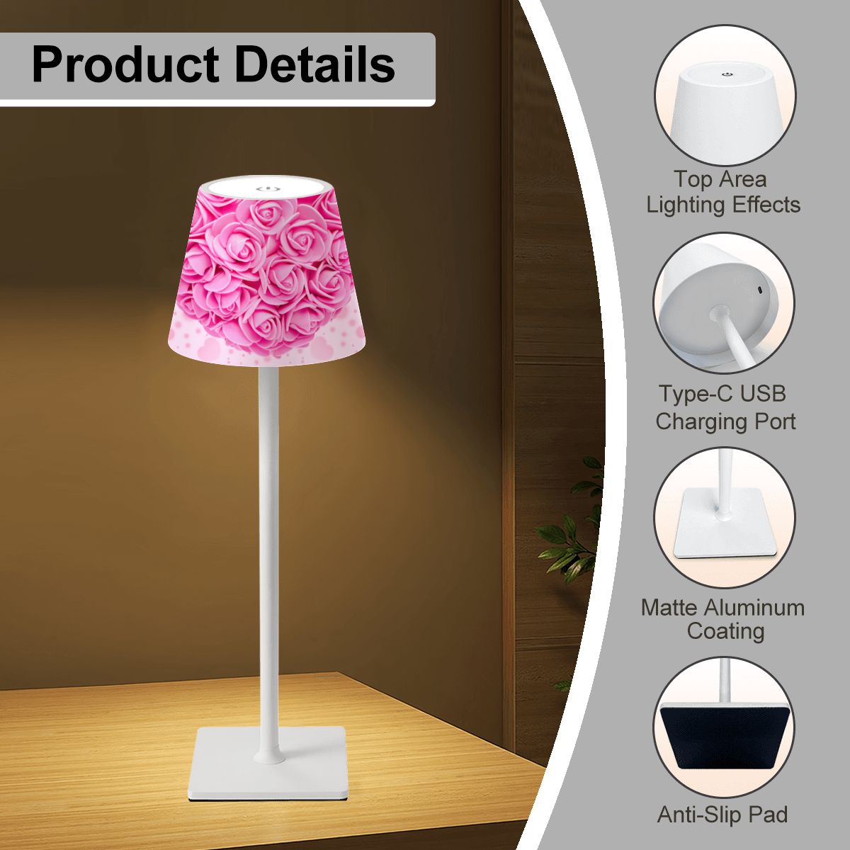 LED Cordless Table Lamp