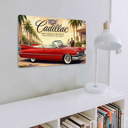 Rectangular Tin Sign Metal Sign Decor