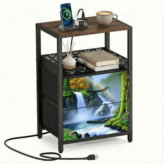 2Drawer Bedside Table