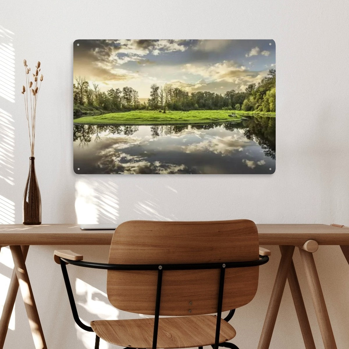 Rectangular Tin Sign Metal Sign Decor