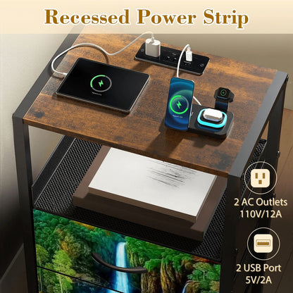 2Drawer Bedside Table 21