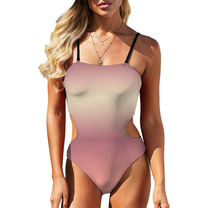 Cut Out One Piece Swimsuit Women
