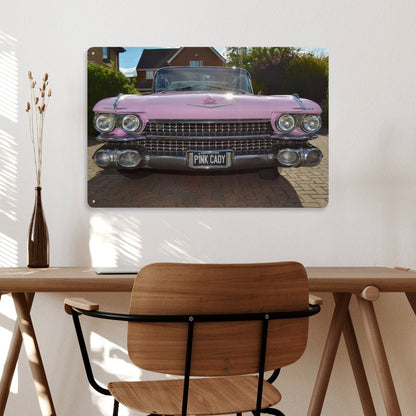 Rectangular Tin Sign Metal Sign Decor