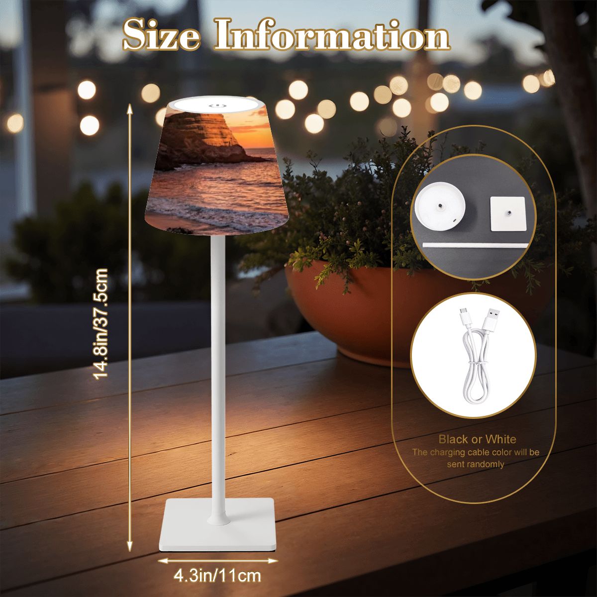 LED Cordless Table Lamp