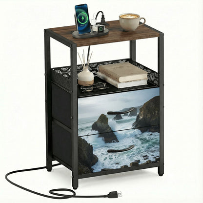 2Drawer Bedside Table
