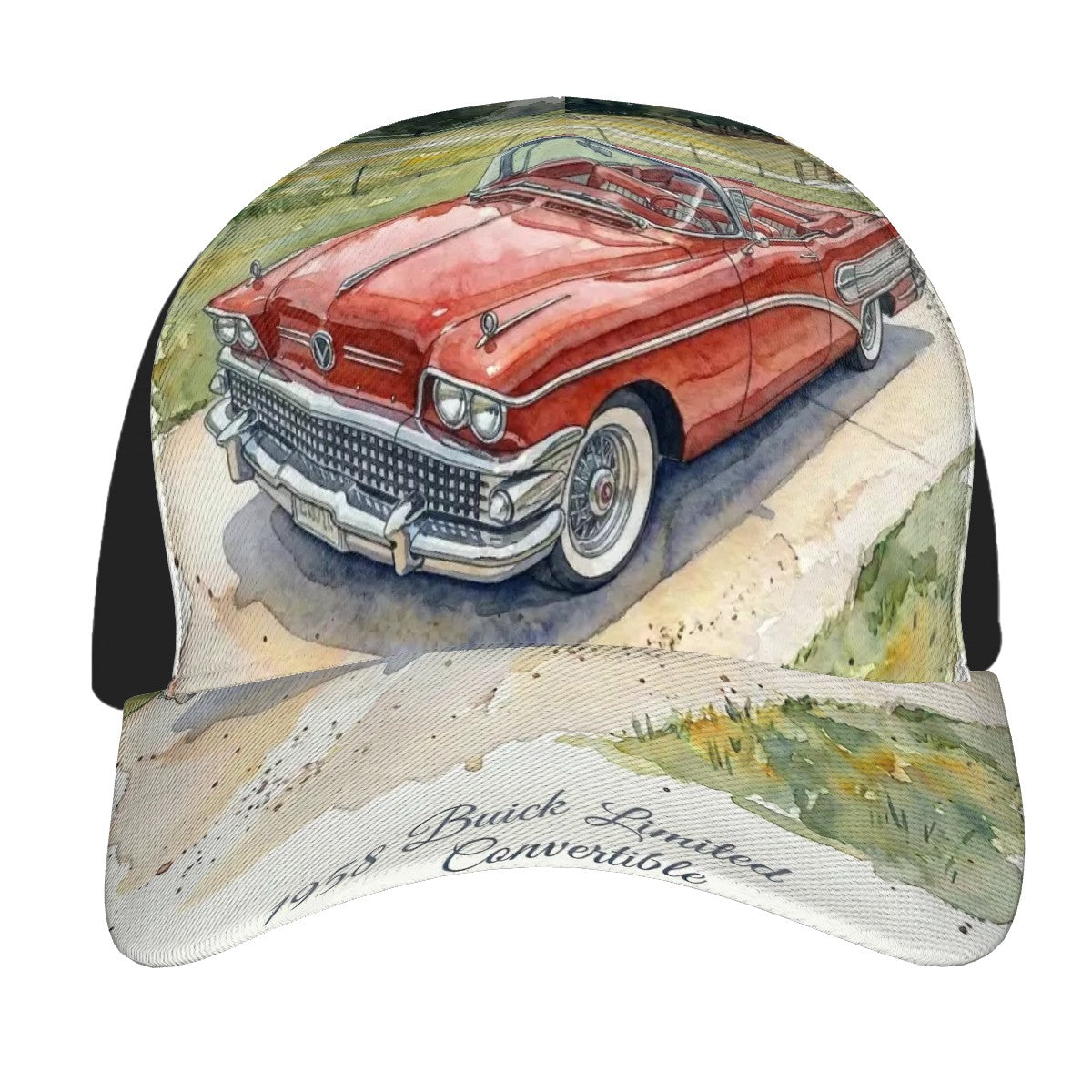 Baseball Cap - 1958 Buick Limited Convertible röd