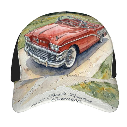 Baseball Cap - 1958 Buick Limited Convertible röd