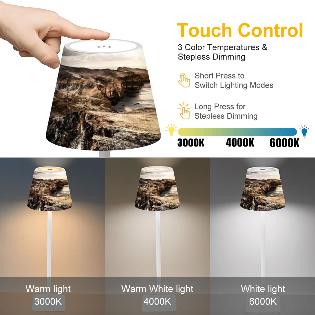 LED Cordless Table Lamp