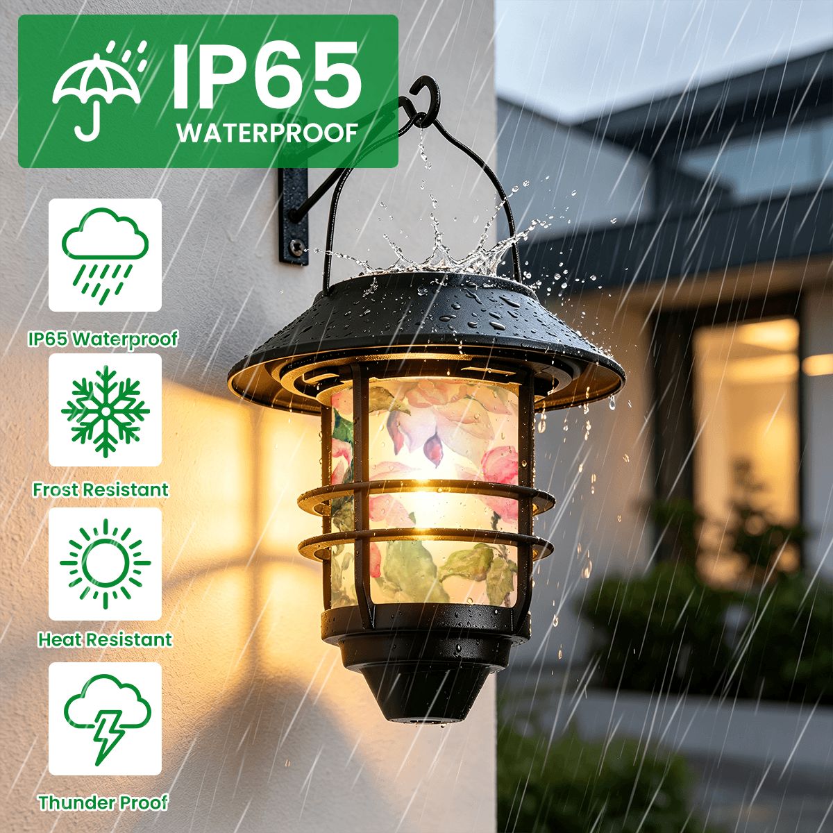 Hanging Solar Lights 2pcs