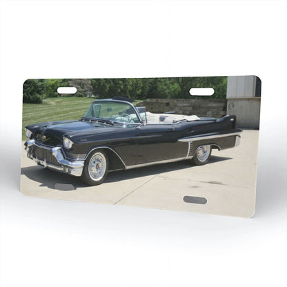 Aluminum License Plate 1957 Cadillac Series 62 Convertible
