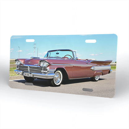 Aluminum License Plate 1958 Dodge Custom Royal Lancer Super D500 Convertible