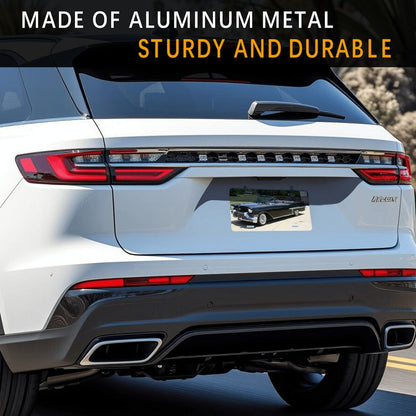 Aluminum License Plate 1957 Cadillac Series 62 Convertible