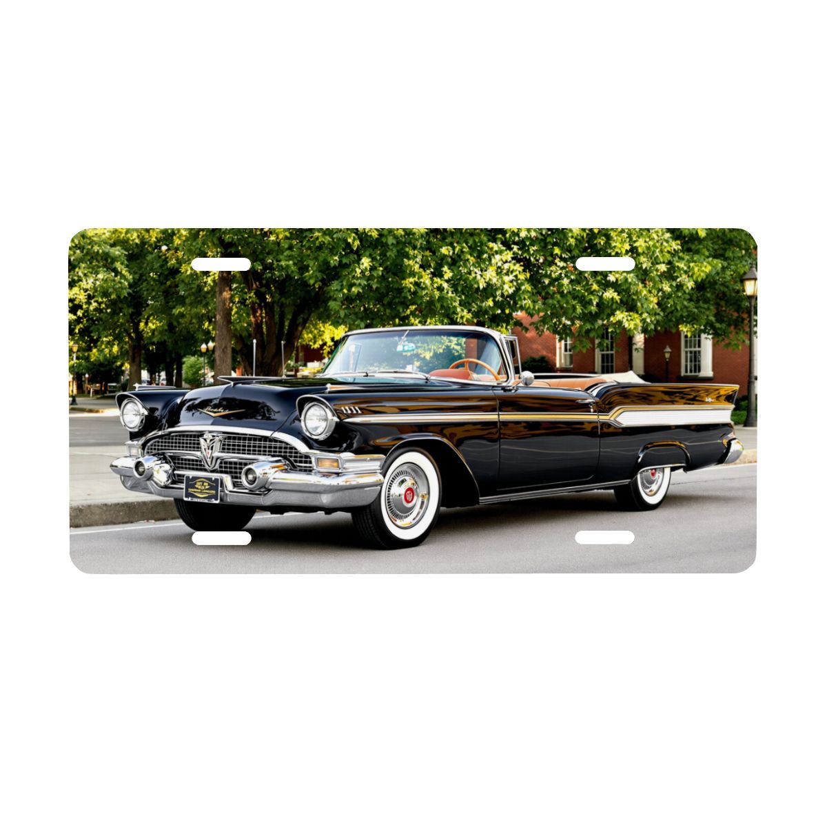 Aluminum License Plate 1957 Dodge Custom Royal Lancer Convertible