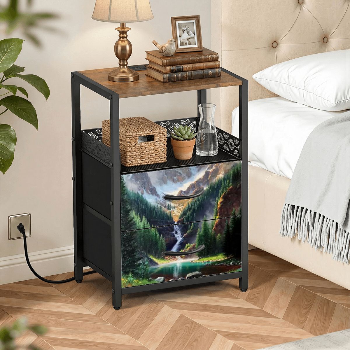 2Drawer Bedside Table 19