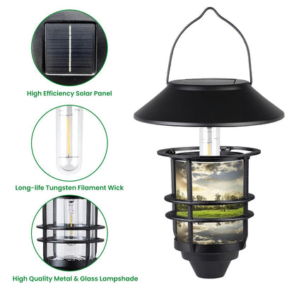 Hanging Solar Lights 2pcs
