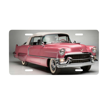 Aluminum License Plate 1955 – Cadillac Series 62 Convertible