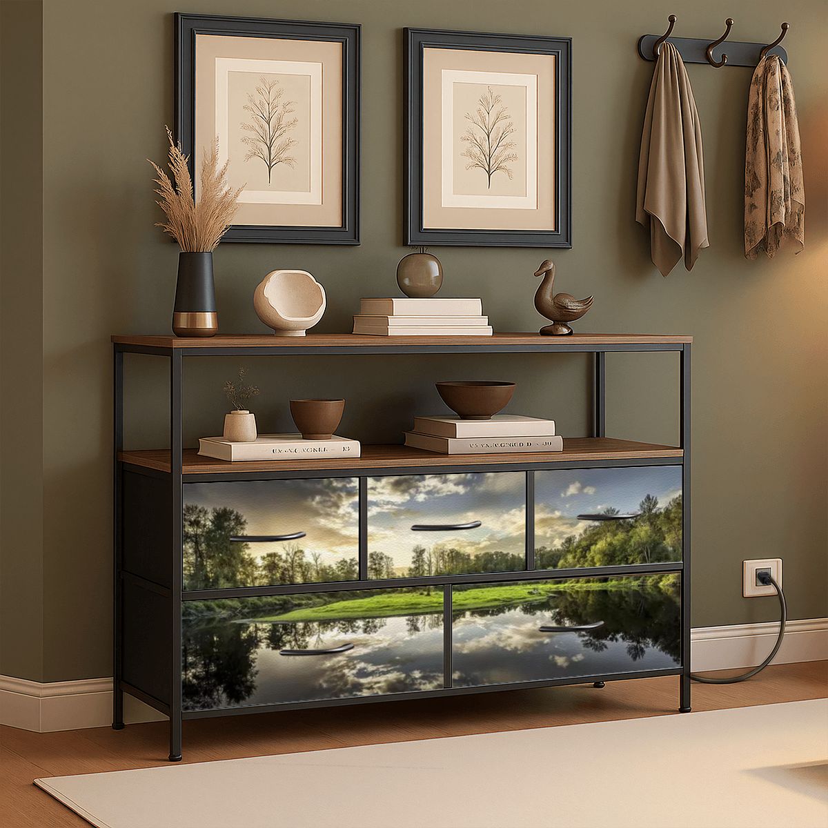 5Drawer TV Stand Dresser