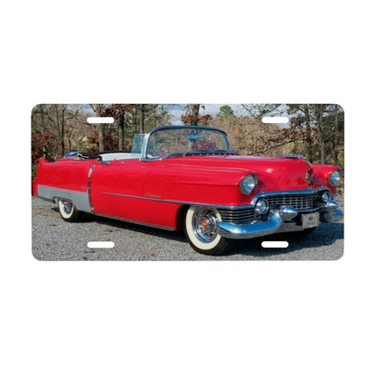 Aluminum License Plate 1954 Cadillac Series 62 Convertible