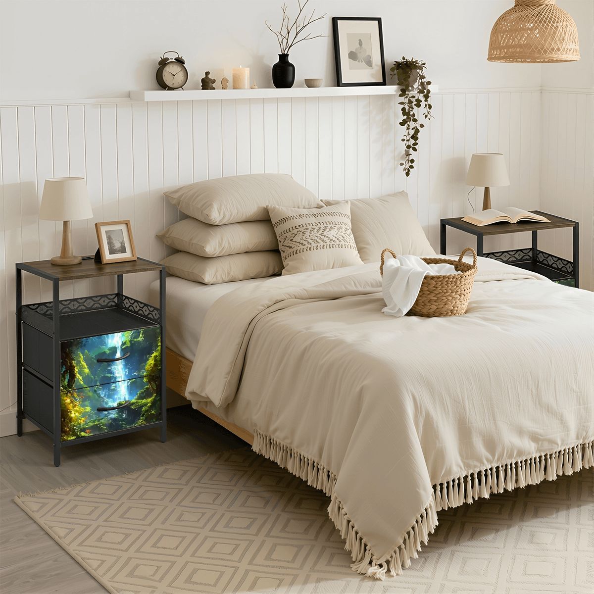 2Drawer Bedside Table 18