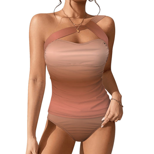 OneShoulder Two Piece Swimsuit