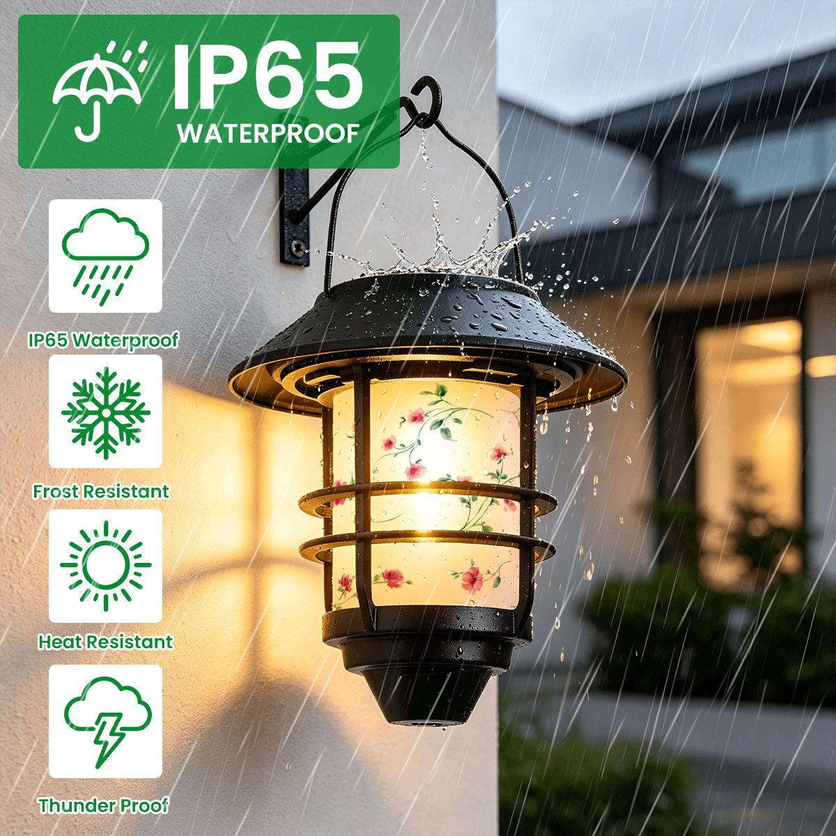 Hanging Solar Lights 2pcs