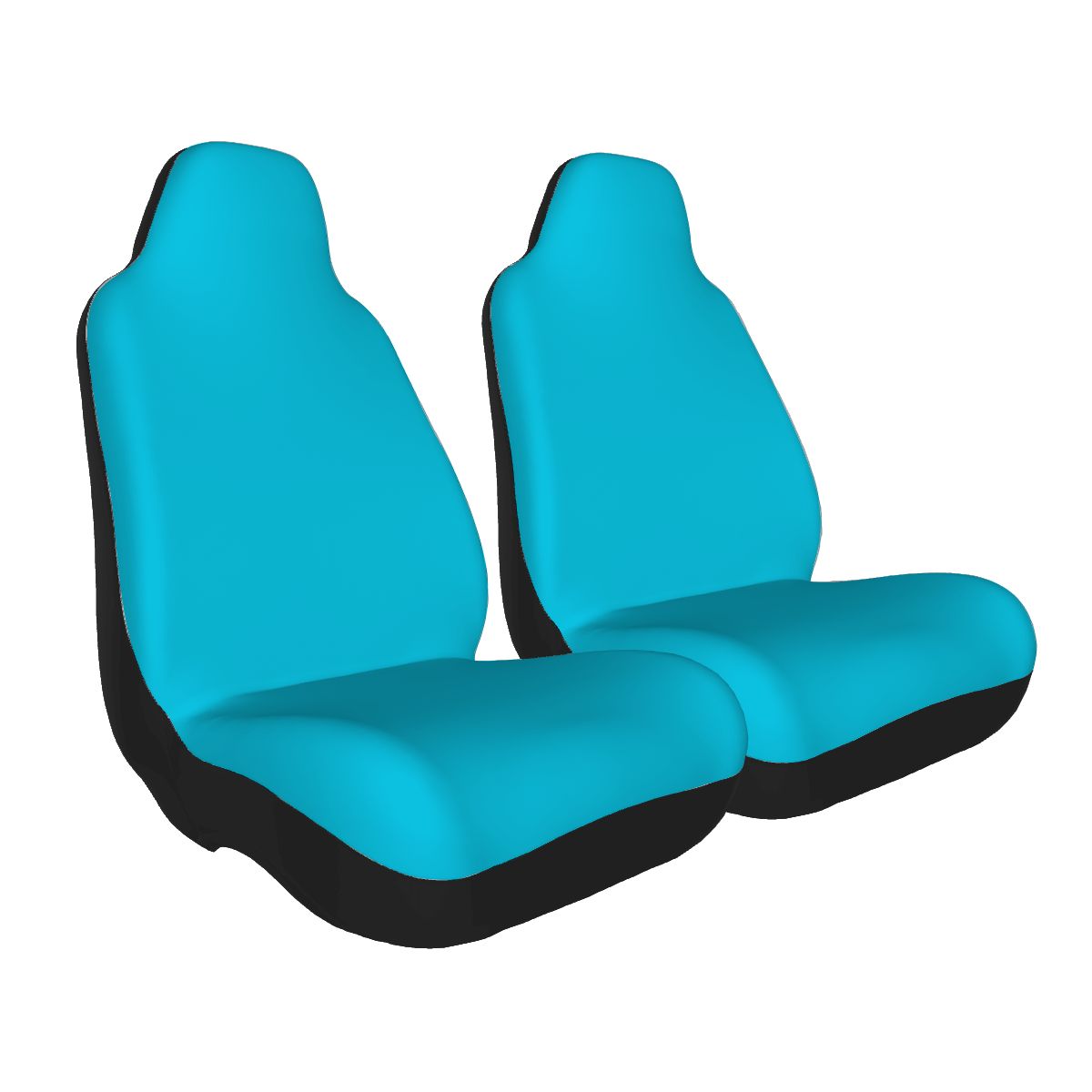 Car Seat Covers Aquablå