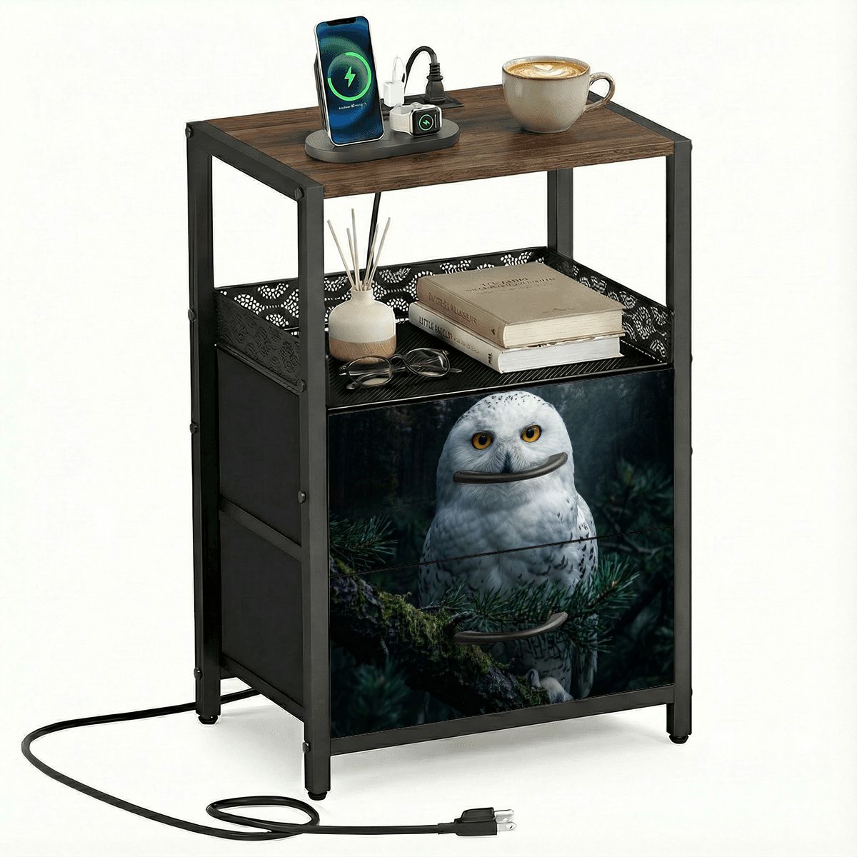 2Drawer Bedside Table