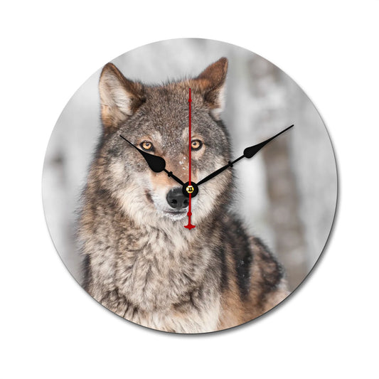 Wooden Round Wall Clock