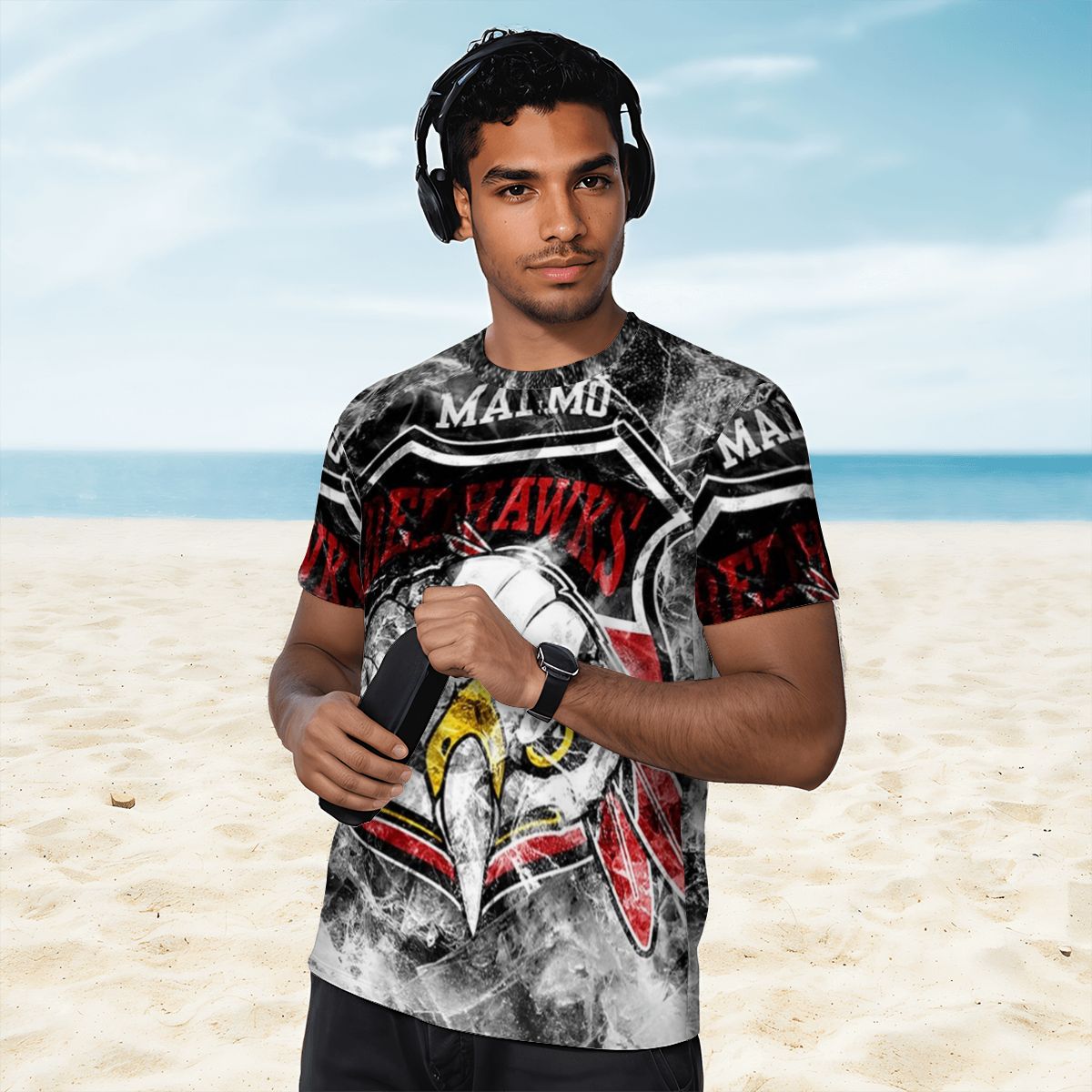 Men's Mesh TShirt MALMÖ RED HAWKS