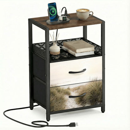 2Drawer Bedside Table 97