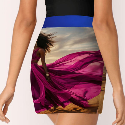 ALine Skort With Pocket Magenta Coola Toner