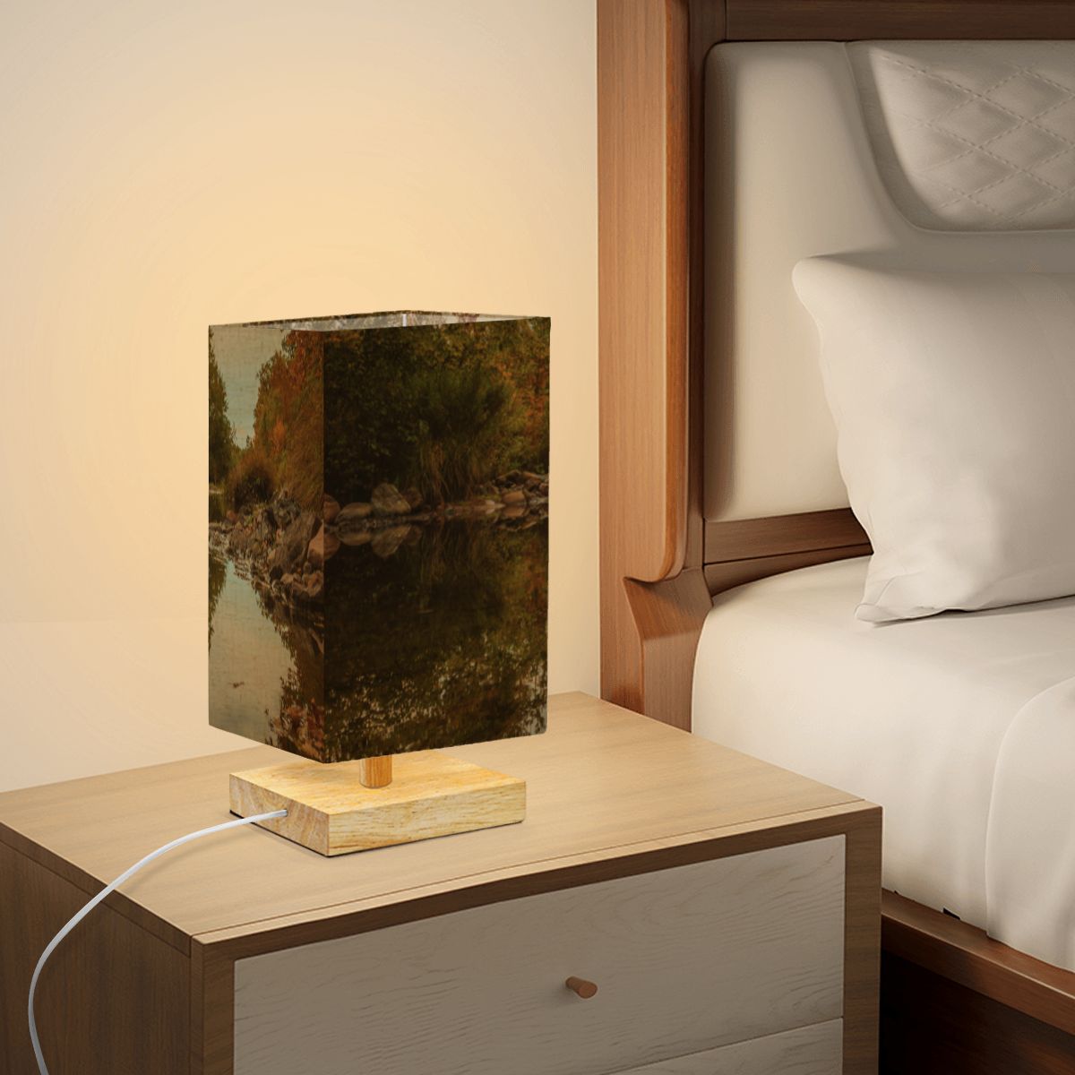 Square Table Lamp
