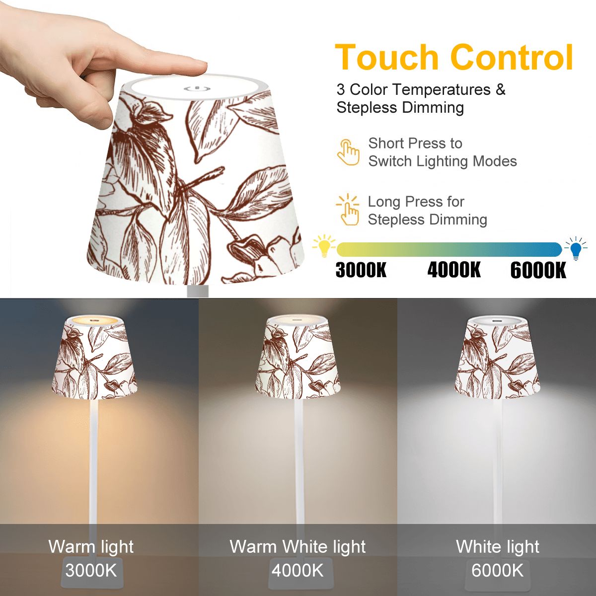LED Cordless Table Lamp