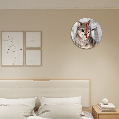 Wooden Round Wall Clock