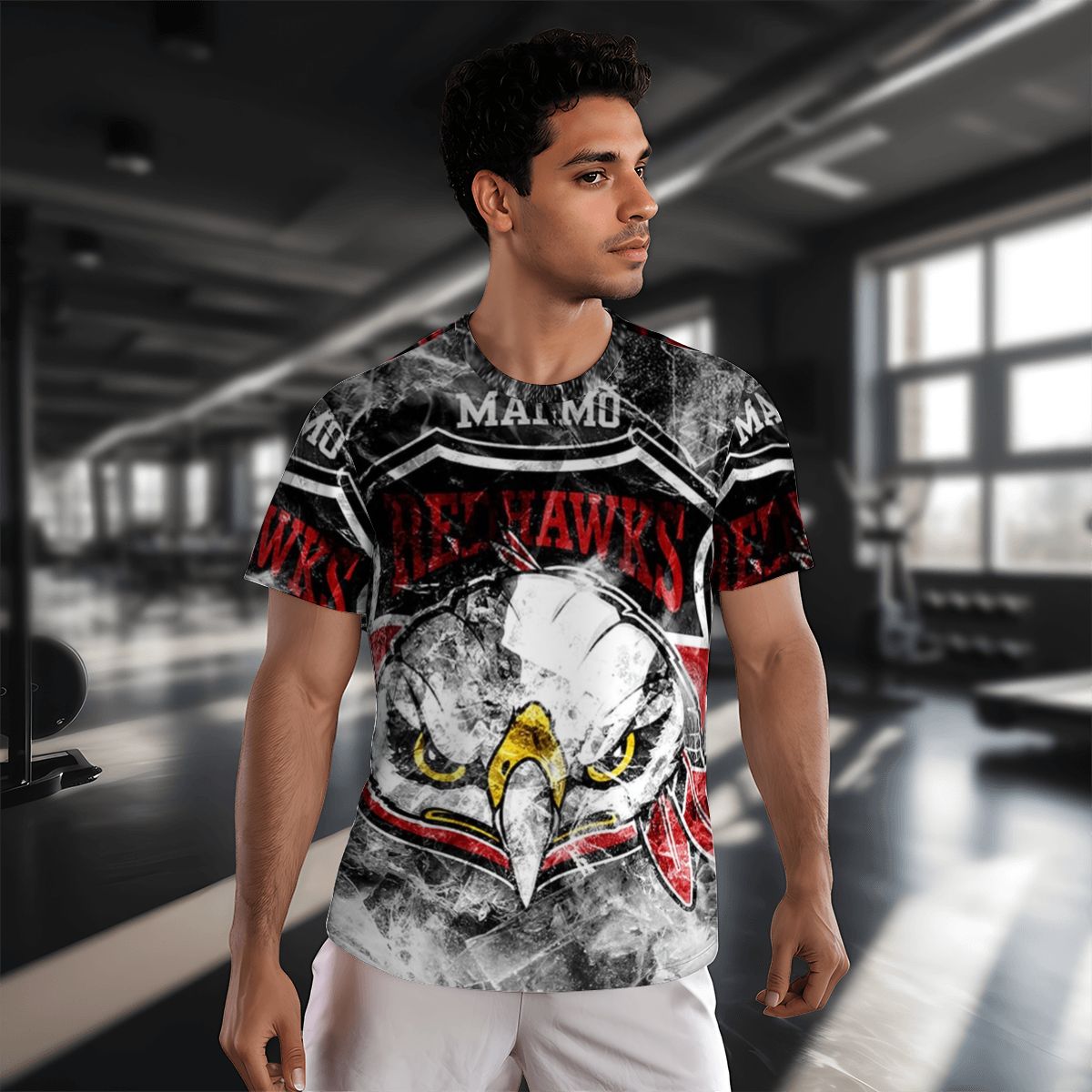 Men's Mesh TShirt MALMÖ RED HAWKS